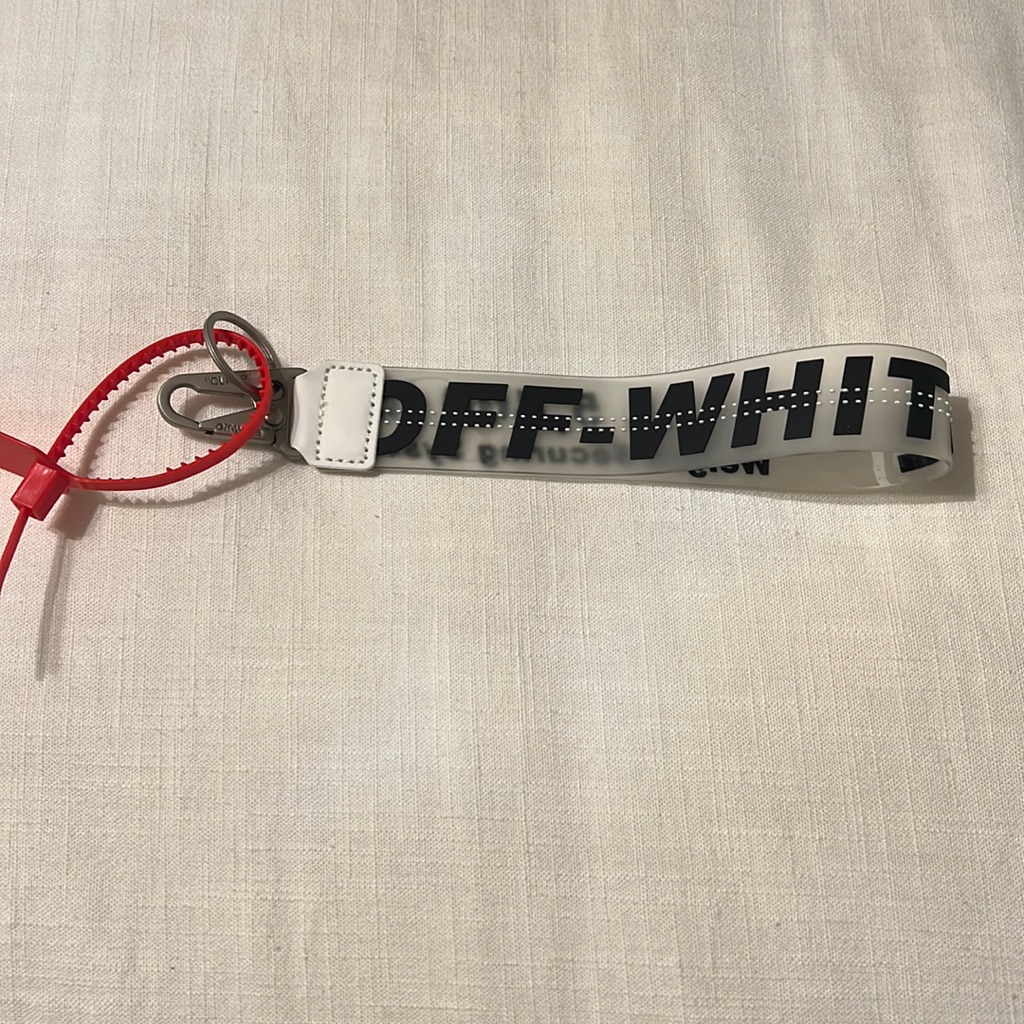 Off White Keychain